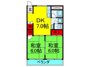 富士コ－ポラスの物件間取画像